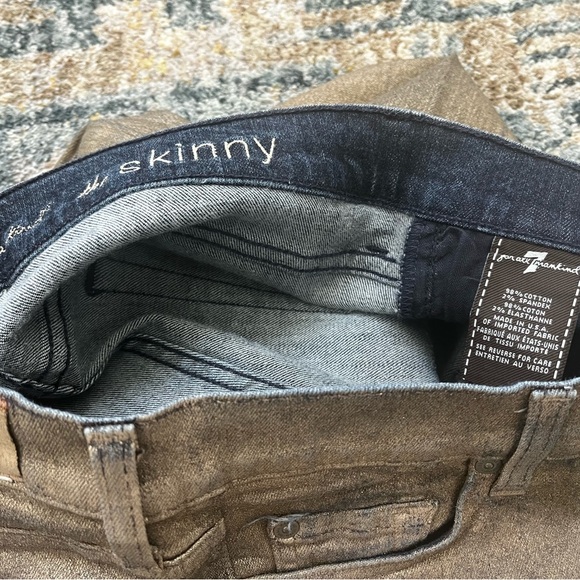 7 For All Mankind Skinny size 28 - Picture 3 of 3